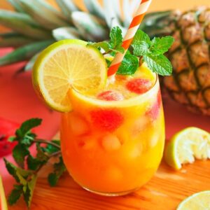 Mix dứa dưa hấu